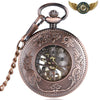 Le Dandy Cuivré - Montre Gousset Mécanique Squelette 50mm - Vue 2 - Gousset-heritage