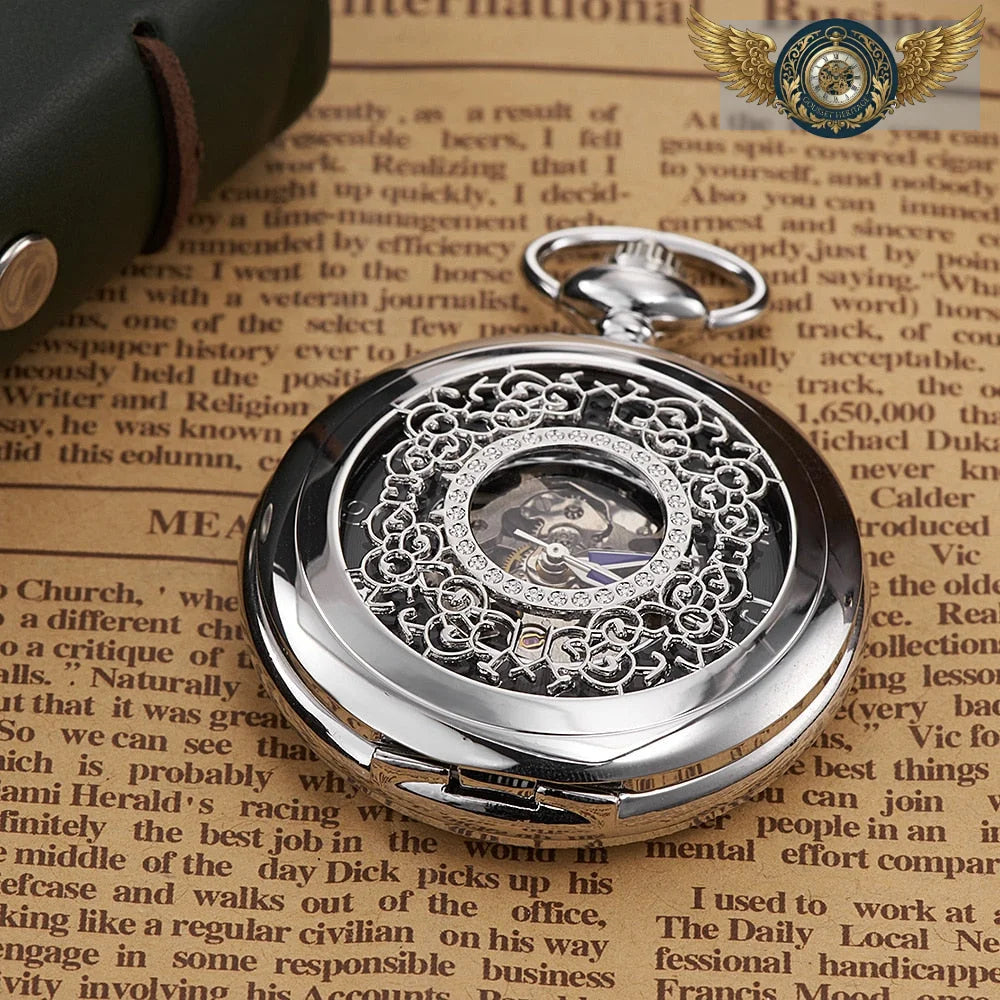 Le Dandy Doré - Montre Gousset Mécanique Double Squelette - Vue 23 - Gousset-heritage