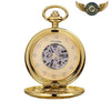 Le Dandy Doré - Montre Gousset Mécanique Double Squelette - Or Intégrale - Gousset-heritage
