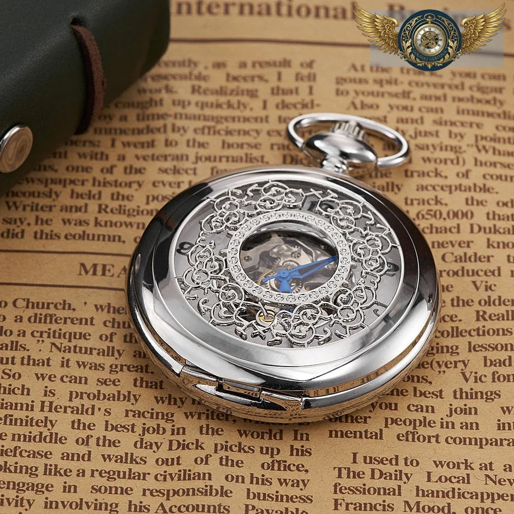 Le Dandy Doré - Montre Gousset Mécanique Double Squelette - Vue 5 - Gousset-heritage