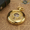 Le Dandy Doré - Montre Gousset Mécanique Double Squelette - Vue 6 - Gousset-heritage