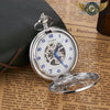 Le Dandy Doré - Montre Gousset Mécanique Double Squelette - Vue 7 - Gousset-heritage