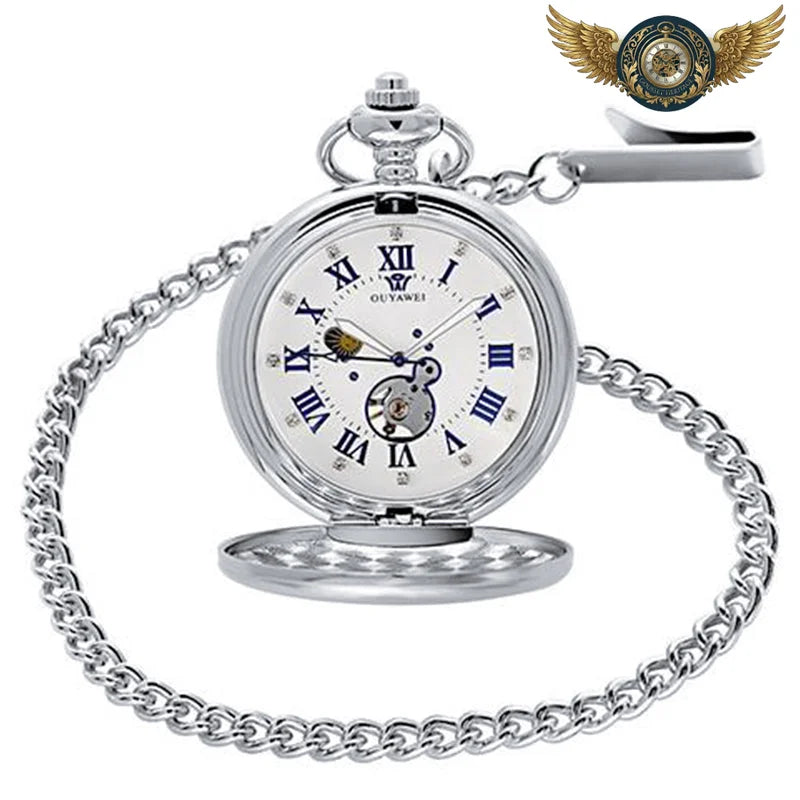 Le Dandy Mécanique | Montre Gousset Clapet Phases Lunaires