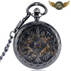 Le Dandy Noir - Montre Gousset Automatique Squelette Gunmetal - Vue 1 - Gousset-heritage