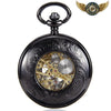 Le Dandy Noir - Montre Gousset Mécanique Squelette 45 mm - Vue 5 - Gousset-heritage