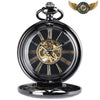 Le Dandy Noir - Montre Gousset Squelette Mécanique Demi-Chasseur - Vue 2 - Gousset-heritage