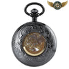 Le Dandy Noir - Montre Gousset Squelette Mécanique Demi-Chasseur - Vue 4 - Gousset-heritage
