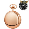 Le Dandy Or Rose - Montre Gousset Boîtier Chasseur Quartz - Noir - Gousset-heritage