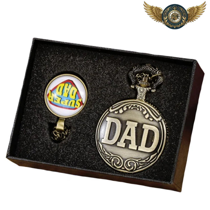 Le Dandy Ornemental - Montre Gousset Full Hunter Quartz Rétro - Vue 1 - Gousset-heritage