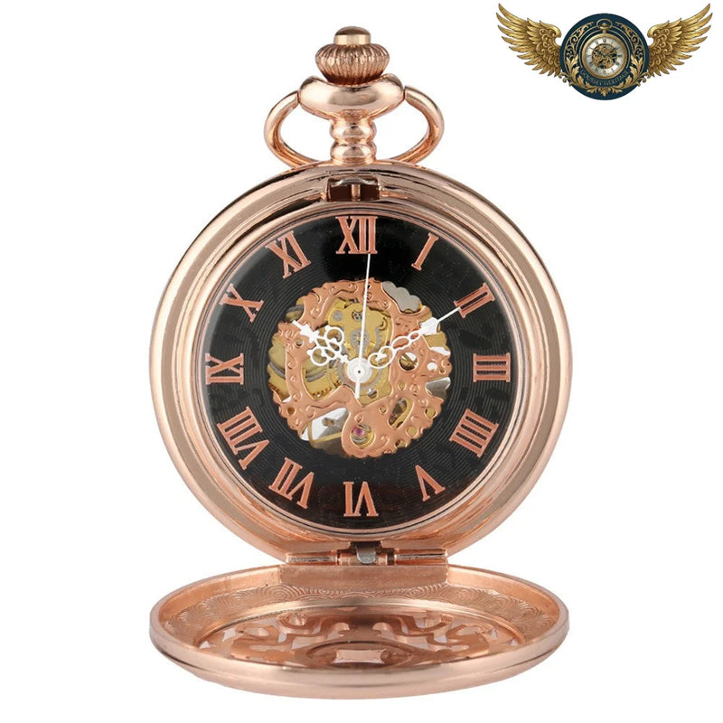 Le Dandy Squelette | Gousset Mécanique Demi-Chasseur Or Rose