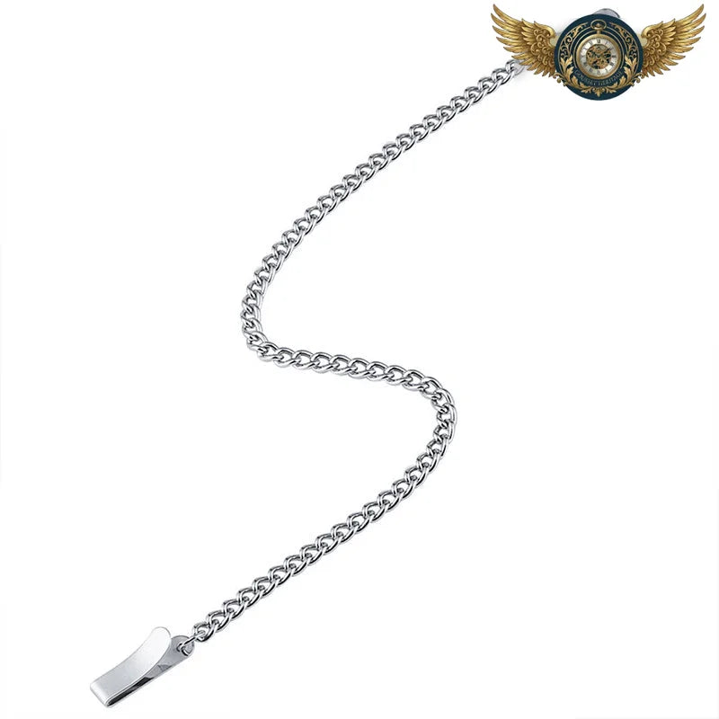 Le Dandy Urbain - Chaîne Clip Gourmette Acier Inoxydable - Argent - Gousset-heritage