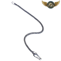Le Dandy Urbain - Chaîne Gourmette Glissière pour Pantalon (38 cm) - modèle Bronze - Gousset-heritage