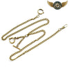 Le Dandy Victorien - Chaîne Double Albert Bronze Vieilli - Bronze - Gousset-heritage