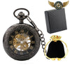 Le Dandy Victorien - Gousset Demi-Chasseur Squelette Or Rose - Noir - Gousset-heritage