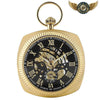 Le Dandy – Montre Gousset Squelette Mécanique Boîtier Coussin Or - Vue 1 - Gousset-heritage