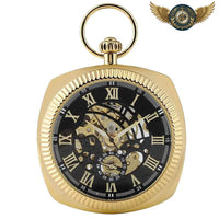 Le Dandy – Montre Gousset Squelette Mécanique Boîtier Coussin Or - Gousset-heritage