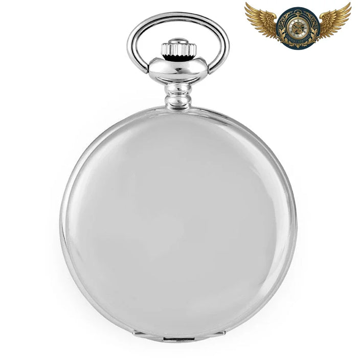 Le Dandy – Montre de Poche Mécanique Chasseur Jour/Nuit - Argent - Gousset-heritage