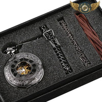 Le Dandy – Montre de Poche Mécanique Squelette à Clapet - Gousset-heritage