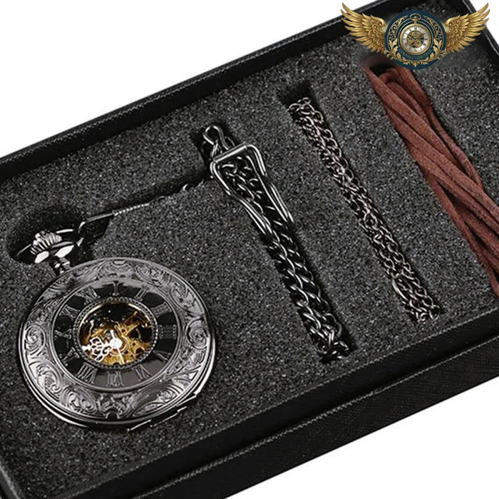 Le Dandy – Montre de Poche Mécanique Squelette à Clapet - Vue 1 - Gousset-heritage