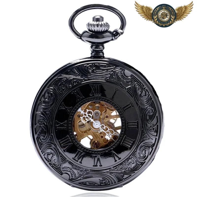 Le Dandy – Montre de Poche Mécanique Squelette à Clapet