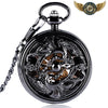 Le Dragon Noir - Montre à Gousset Squelette Mécanique Half-Hunter - Vue 1 - Gousset-heritage