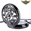 Le Dragon Noir - Montre à Gousset Squelette Mécanique Half-Hunter - Vue 3 - Gousset-heritage