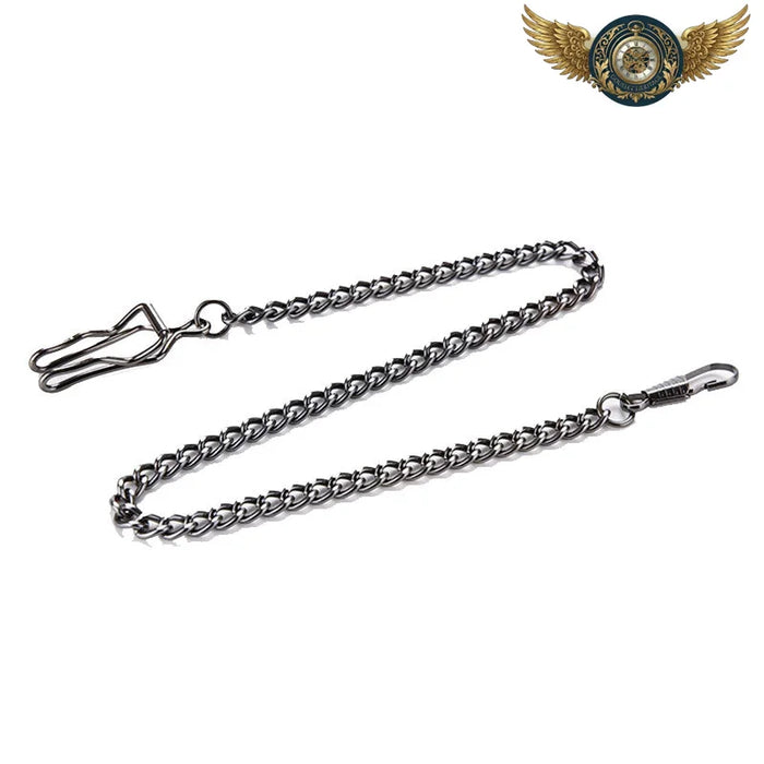 Le Drapé Sécurisé - Chaîne Gourmette Gousset (Glissière Ceinture) - Noir - Gousset-heritage