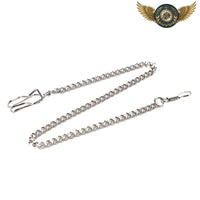 Le Drapé Sécurisé - Chaîne Gourmette Gousset (Glissière Ceinture) - modèle Argent - Gousset-heritage