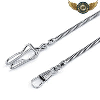 Le Drapé Urbain - Chaîne Serpent de Taille Acier - modèle Argent - Gousset-heritage
