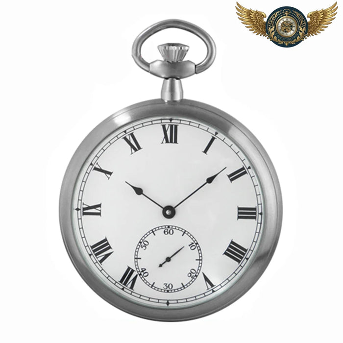 Le Fardier - Montre Gousset Mécanique Acier Fond Transparent - Vue 1 - Gousset-heritage