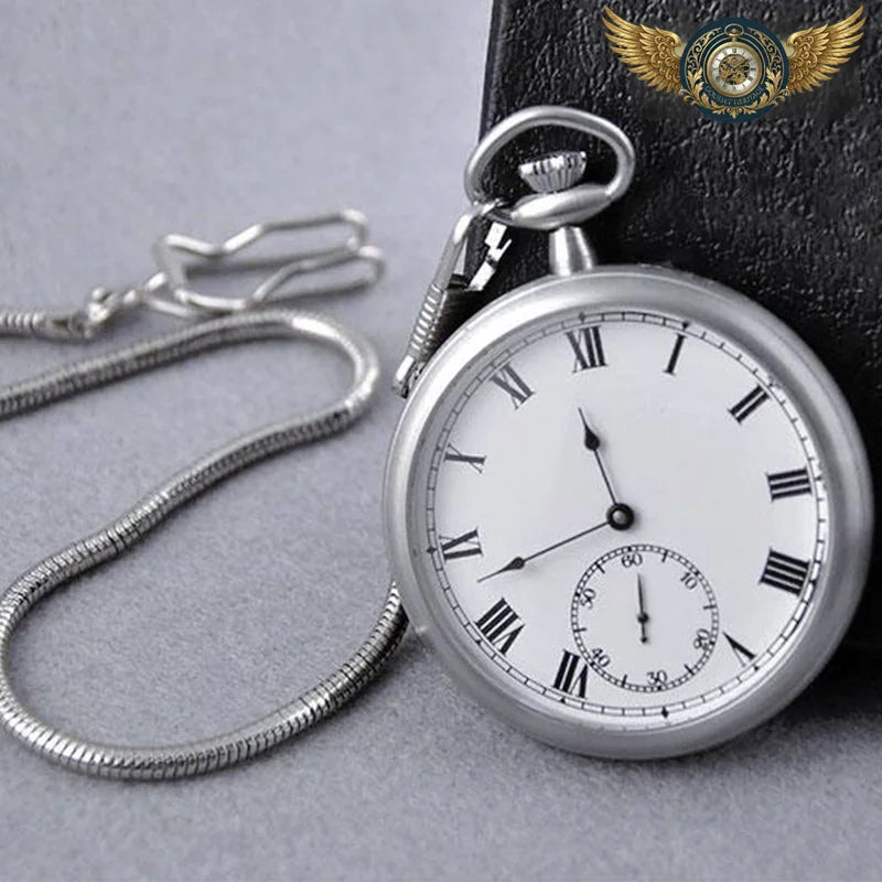 Le Fardier - Montre Gousset Mécanique Acier Fond Transparent - Vue 5 - Gousset-heritage