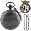 Le Ferroviaire Noir - Montre Gousset Full Hunter Quartz Gravée - Vue 2 - Gousset-heritage