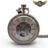 Le Florès - Montre Gousset Automatique Squelette Cisélée - Argent - Gousset-heritage