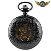 Le Fondeur Noir - Montre Gousset Mécanique Chasseur Ajouré - Vue 4 - Gousset-heritage