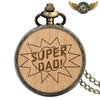 Le Forestier - Montre de Poche Chasseur Bois & Bronze Antique - SUPER DAD - Gousset-heritage