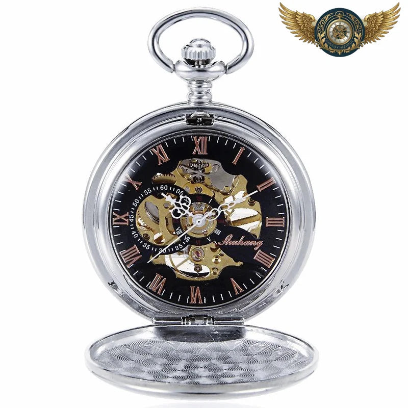 Le Garde-Temps Squelette Chasseur | Remontage Manuel Dandy - Vue 2 - Gousset-heritage