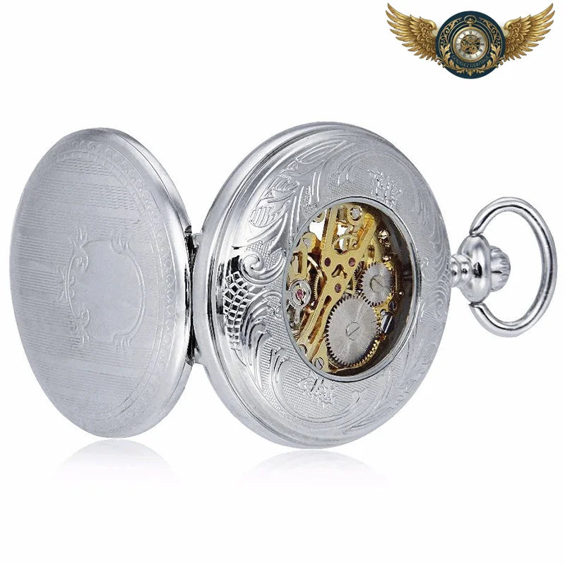 Le Garde-Temps Squelette Chasseur | Remontage Manuel Dandy - Vue 5 - Gousset-heritage