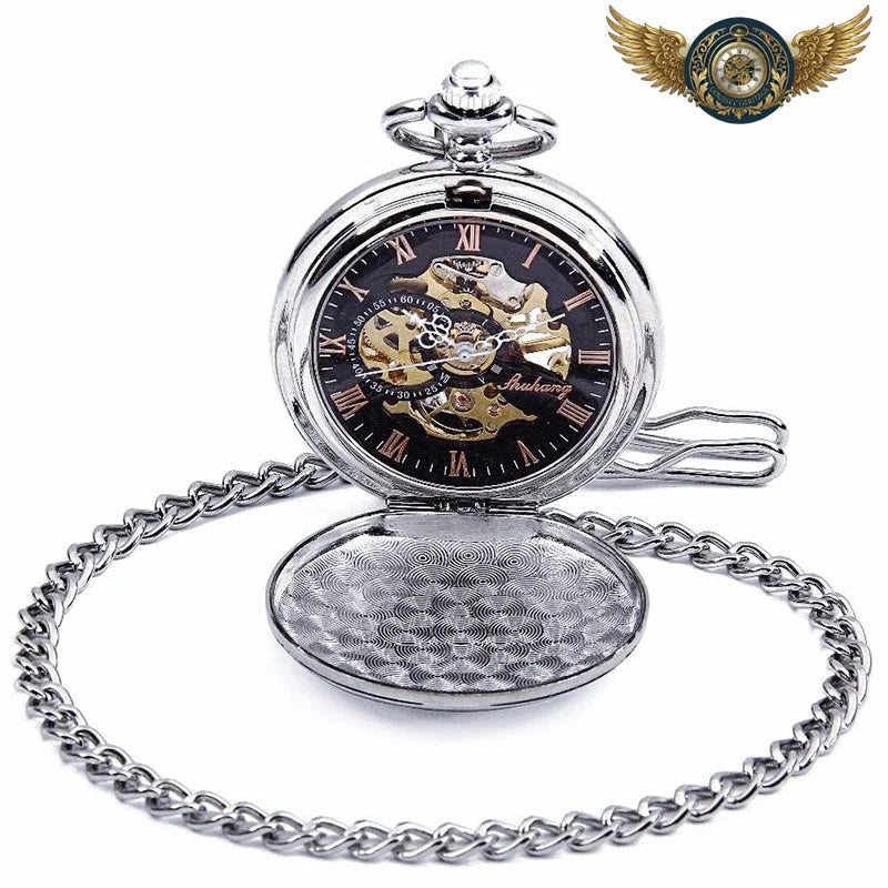 Le Garde-Temps Squelette Chasseur | Remontage Manuel Dandy - Vue 6 - Gousset-heritage