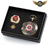 Le Gardien - Montre à Gousset Chasseur Bronze Antique & Quartz - Coffret 1 - Gousset-heritage
