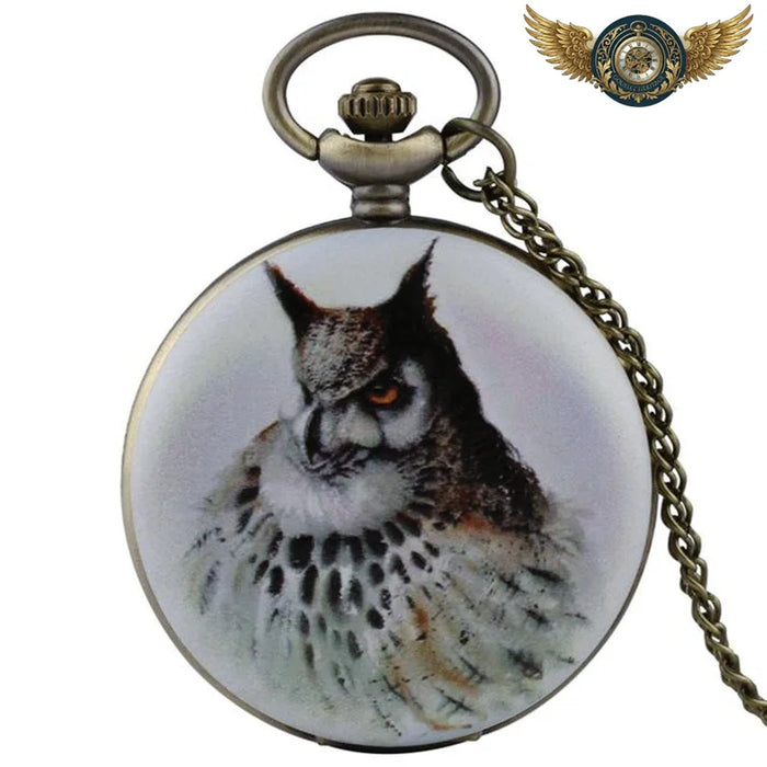 Le Gardien des Neiges - Gousset Chasseur Quartz Bronze 48 mm - Vue 1 - Gousset-heritage