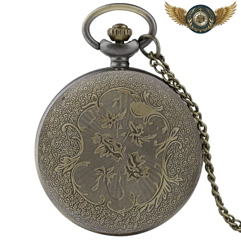 Le Gardien des Neiges - Gousset Chasseur Quartz Bronze 48 mm - Vue 3 - Gousset-heritage