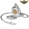 Le Gatsby – Montre de Poche Mécanique Double Chasseur Squelette - Vue 3 - Gousset-heritage