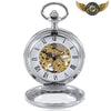 Le Gentilhomme - Montre de Poche Squelette Demi-Chasseur Gravée - Vue 2 - Gousset-heritage