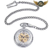 Le Gentilhomme - Montre de Poche Squelette Demi-Chasseur Gravée - Vue 7 - Gousset-heritage
