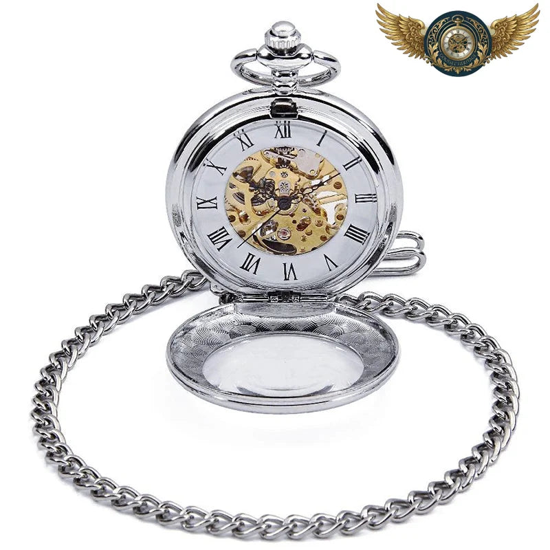 Le Gentilhomme - Montre de Poche Squelette Demi-Chasseur Gravée - Vue 9 - Gousset-heritage