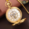 Le Gilded Age - Gousset Automatique Squelette Or - Vue 3 - Gousset-heritage