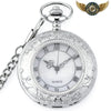 Le Gousset Victorien - Montre de Poche Gravée Or Quartz - Argent - Gousset-heritage