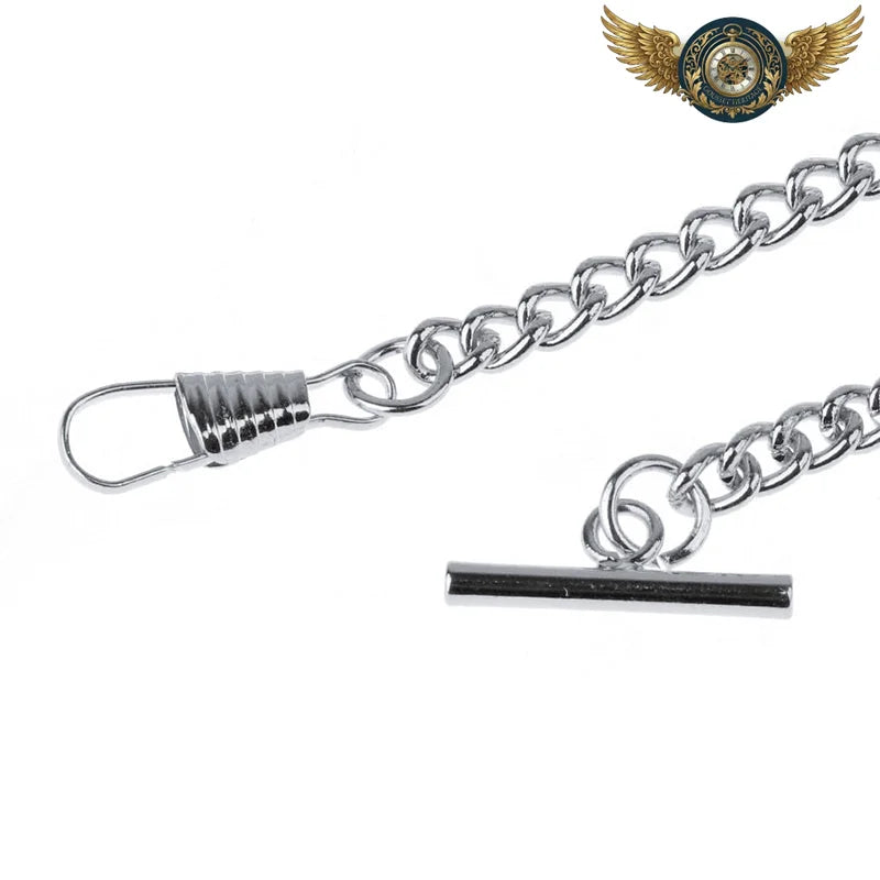 Le Grand Drapé - Chaîne Albert T Gourmette Argentée 65 cm - Argent - Gousset-heritage