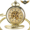 Le Grand Duc - Montre Gousset Demi-Chasseur Squelette Or & Bleu - Vue 2 - Gousset-heritage