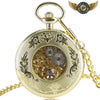 Le Grand Duc - Montre Gousset Demi-Chasseur Squelette Or & Bleu - Vue 3 - Gousset-heritage